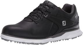 img 4 attached to FootJoy Mens Carbon Shoes Black Men's Shoes