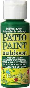 img 4 attached to 🎨 DecoArt DCP46-3 Patio Paint – 2-Ounce in Mistletoe Green: Durable and Versatile Outdoor Paint