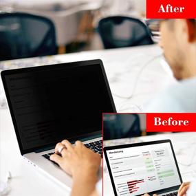 img 3 attached to Фильтр для конфиденциальности на ноутбук "Anti Protector Display