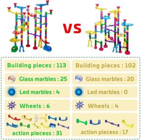 img 2 attached to 🧩 Meland Marble Run Sets Kids: Inspiring Creative Play and STEM Learning!