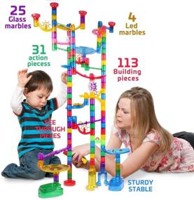 img 1 attached to 🧩 Meland Marble Run Sets Kids: Inspiring Creative Play and STEM Learning!
