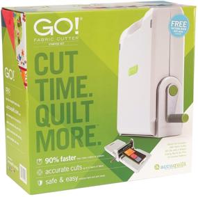 img 3 attached to 🔪 Enhanced AccuQuilt GO! Fabric Cutter Starter Set: GO! Fabric Cutter, Value Fabric Cutting Die, 6” x 12” Cutting Mat, 20 Pg Pattern Book, Die Pick