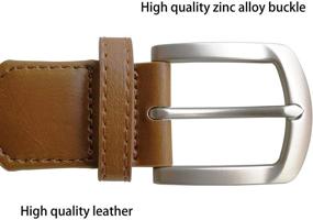 img 1 attached to Braided Elastic Multicolor Stretch Buckle Women's Accessories in Belts