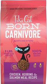 img 4 attached to 🐱 Премиум корм для кошек Tiki Cat Born Carnivore сухой, запеченный - содержит высокий уровень белка, низкий уровень углеводов - вкусный рецепт с курицей и рыбой.