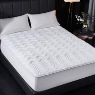 🌬️ breathe easy with atarashi firm bamboo charcoal infused mattress topper for ultimate pressure relief and premium support logo