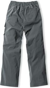 img 3 attached to 👖 Boys' Clothing: Adventure Convertible Stretch Trousers by CQR