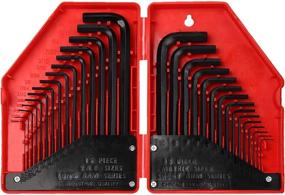 img 4 attached to 🔧 YIYITOOLS - HN-1-001 Hex Key Allen Wrench Set – 30-Piece Industrial Grade Tools, 1/20-3/8 inches, 1.27-10 mm, Black/Silver
