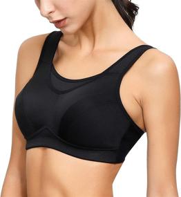 img 3 attached to 🏋️ Deyllo Women’s Plus Size Wirefree Workout Sports Bra - High Impact Full-Support for Enhanced Performance