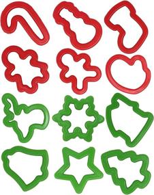 img 1 attached to Stainless Christmas Cutters Snowflake Gingerbread