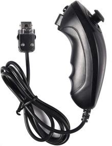 img 2 attached to 🎮 Nunchuk Nunchuck Controllers for Wii U PRO Console (Black)