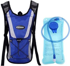 img 4 attached to 🎒 Monvecle Hydration Pack Backpack with 2L Bladder for Cycling, Hiking, Climbing - Water Rucksack Bag