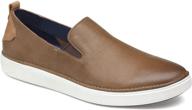 johnston murphy mens slip grain men's shoes in loafers & slip-ons logo