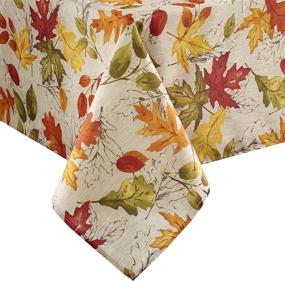 img 2 attached to Elrene Fashions Autumn Printed Tablecloth