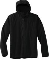 куртка brooks canopy черного цвета md логотип