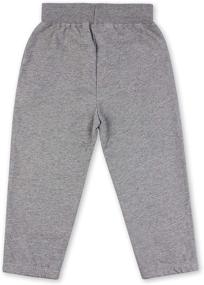 img 3 attached to Peecabe Adjustable Embroidery Sweatpants Drawstring Boys' Clothing and Pants