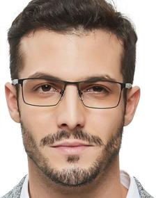 img 3 attached to 👓 OCCI CHIARI Men's Blue Light Blocking Reading Glasses: Available in Various Magnifications (1.0-6.0)