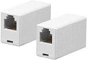 img 3 attached to IMBAPrice RJ12 / RJ11 6P6C Straight Telephone Inline Coupler (2 Pack)