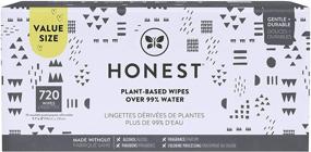 img 1 attached to 👶 Подгузники The Honest Company - полностью растительного происхождения, очень плотные и прочные, мокрые салфетки - без запаха - 720 шт.