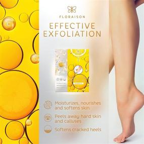 img 1 attached to 👣 Vitamin C Exfoliating Foot Peel Mask with Double Pack for Optimal Results