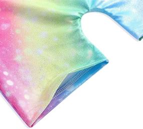 img 2 attached to Revamp Her Gymnastics ✨ Attire with Vibrant Rainbow Leotards!