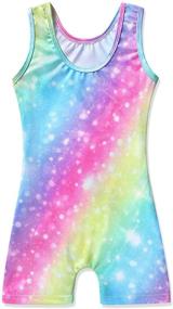 img 3 attached to Revamp Her Gymnastics ✨ Attire with Vibrant Rainbow Leotards!