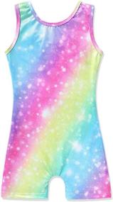 img 4 attached to Revamp Her Gymnastics ✨ Attire with Vibrant Rainbow Leotards!