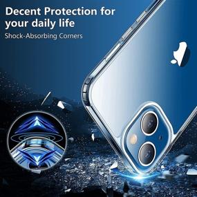 img 1 attached to 📱 Red2Fire Crystal Clear iPhone 13 Case | Slim Thin Transparent Shockproof Protective Cover | No Yellowing | 6.1 inch 2021 (Clear)