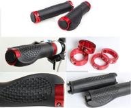 🚲 bluesunshine ergonomic design rubber bike bicycle handlebar grips - comfort mtb grips with wider holding surface and anti-slip feature for mountain cycling logo