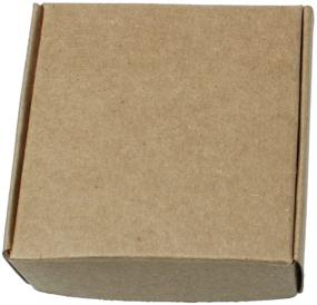 img 2 attached to 📦 Small Kraft Brown Gift Box Pack - Set of 30 (3x3x1 Inches)