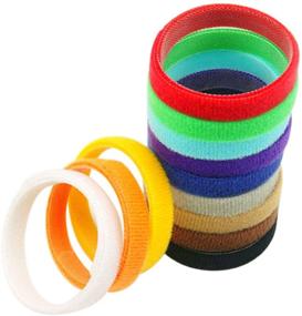 img 1 attached to 🐶 SOWAKA 12-Pack Puppy Whelping Collars: Multicolor, Adjustable, Double Sided & Reusable ID Bands for Small Dogs, Cats, and Newborn Kittens