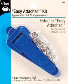 img 1 attached to 🔒 Dritz 16K Snap Fasteners 'Easy Attacher' Kit, Nickel, Size 15 (3/8-Inch) & Size 16 (7/16-Inch)