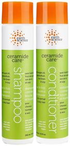 img 4 attached to Enhanced Earth Science Ceramide Care: Curly Frizz Control (Shampoo Conditioner Bundle)