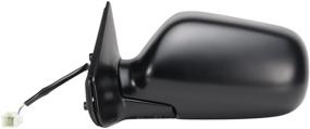 img 1 attached to 🚗 Enhance Safety & Style with Fit System 71506U Driver Side Mirror for Subaru Legacy – Black, Foldaway, Power