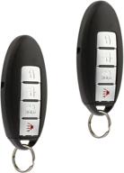 🔑 2 pack keyless entry remote fob for nissan & infiniti vehicles (kr55wk48903 kr55wk49622) - high-quality replacement logo