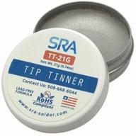 sra lead free tinner container logo