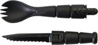 🍴 ka-bar tactical military sporks: versatile 3-in-1 utensil set for outdoor survival - 2 pack логотип