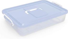 img 4 attached to 🍕 Blue Chef Pomodoro Dough Proofing Box - 14 x 11-Inch Household Pizza Dough Tray Kit: Fits 4-6 Dough Balls