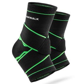 img 4 attached to 🦶 Компрессионная поддержка VANWALK для фасциита, растяжений и отеков