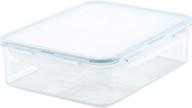 locknlock purely better tritan container - 132 oz, clear логотип