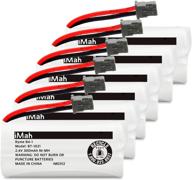 🔋 6-pack imah bt-1021 cordless phone battery - compatible with uniden bt-1016 bt-1025 bt-1008 dcx160 dcx170 dcx200 dwx207 dcx210 dcx291 dcx309 dcx350 handset - 2.4v 300mah logo