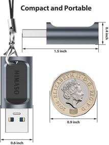 img 1 attached to ⚡️ NIMASO 3 пакет USB C к USB 3.0 адаптер - Быстрая синхронизация и быстрая зарядка для iPhone, Samsung, Google Pixel и других устройств.