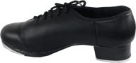 👠 danzcue women's lace up tap shoes: perfect blend of style and performance логотип