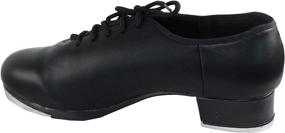 img 2 attached to 👠 Danzcue Women's Lace Up Tap Shoes: Perfect Blend of Style and Performance