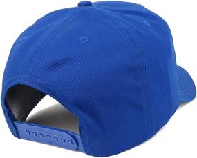 img 1 attached to 🧢 Top-Rated Armycrew XXL Oversize High Crown Adjustable Plain Solid Baseball Cap: Maximum Comfort and Style!