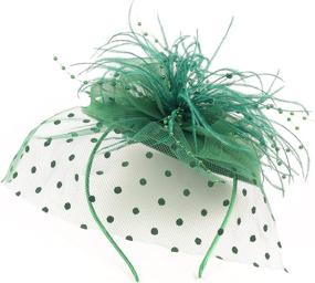 img 3 attached to Винтажный головной убор Cizoe Костюм Fascinators