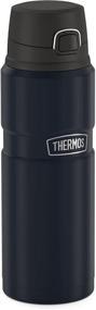 img 2 attached to 🔥 THERMOS Stainless King Vacuum-Insulated Drink Bottle, 24 Ounce, Matte Blue - Keep Your Beverages Hot or Cold for Longer!