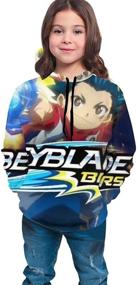 img 2 attached to Beyblade Burst Evolution Fashionable Teenagers Sweatshirt for Boys - JHBKZS Clothing