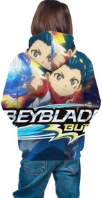 img 1 attached to Beyblade Burst Evolution Fashionable Teenagers Sweatshirt for Boys - JHBKZS Clothing