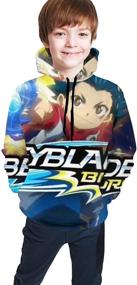 img 4 attached to Beyblade Burst Evolution Fashionable Teenagers Sweatshirt for Boys - JHBKZS Clothing