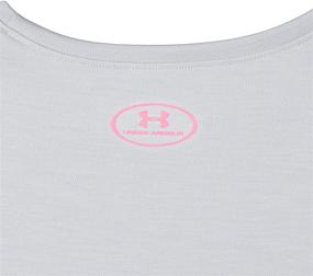 img 1 attached to 👗 Linear Wordmark Sleeve Girls' Clothing by Under Armour